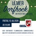 Dorfhock in Ulm am 10. Juli